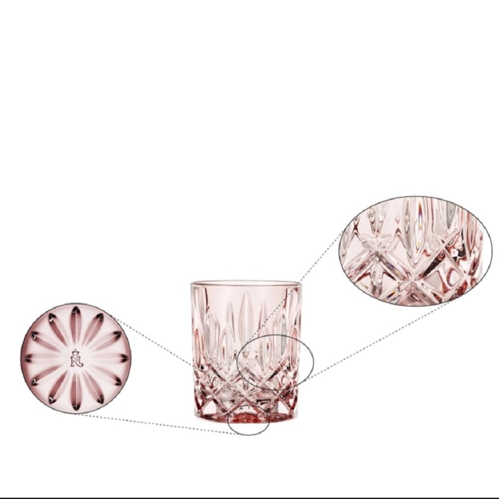Nachtmann NOBLESSE ROSE WHISKY TUMBLER SET'2