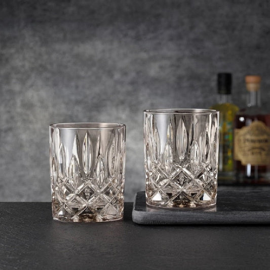 Nachtmann NOBLESSE TAUPE WHISKY TUMBLER SET OF 2