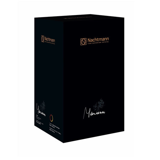 MINERVA VASE PLATINUM WITH FOOT 32 CM