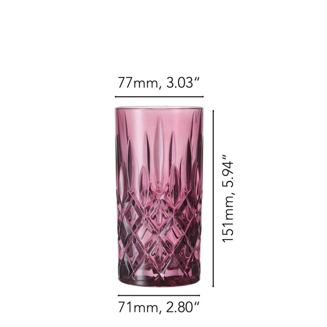 NACHTMANN Noblesse Long Drink Glass - Berry Set'2