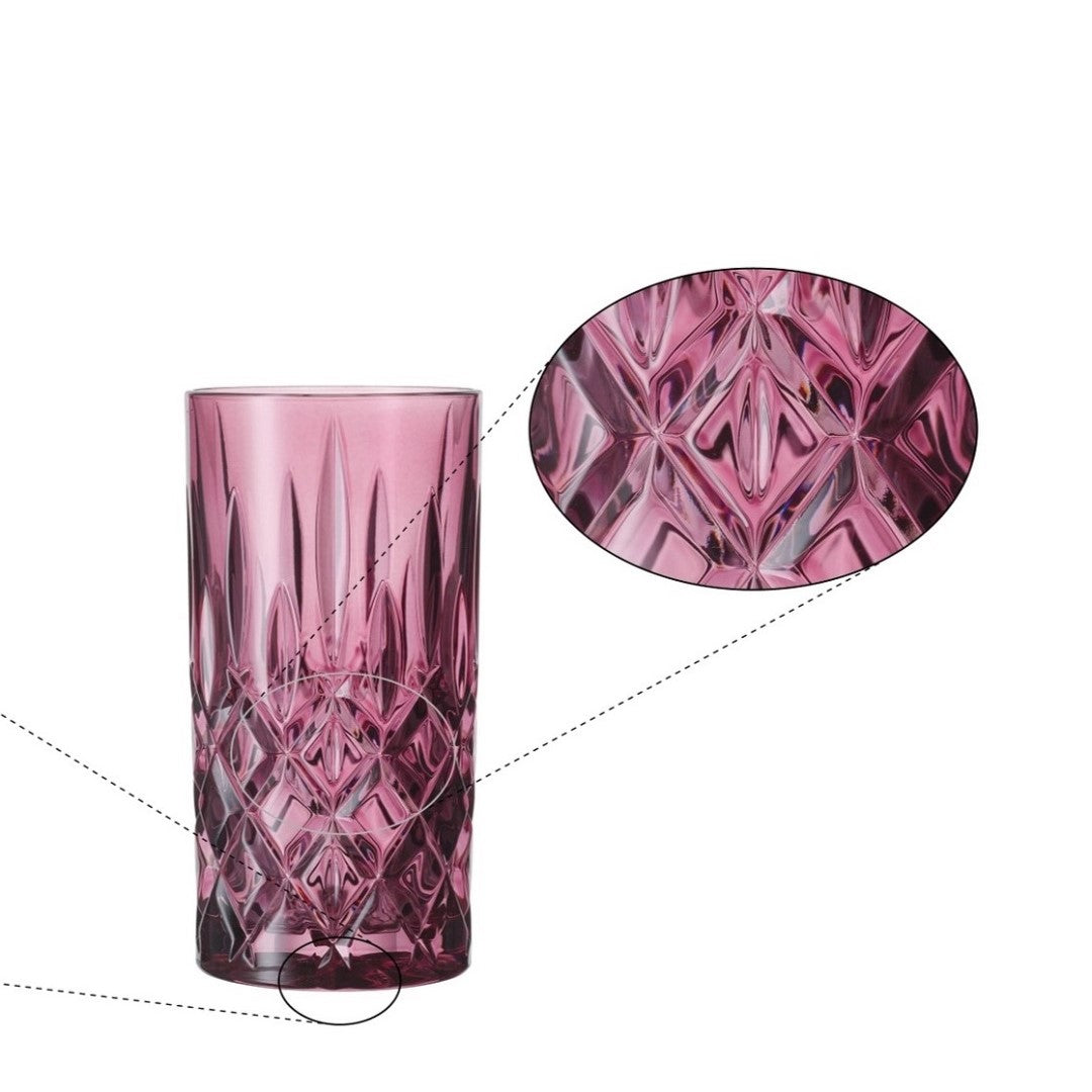 NACHTMANN Noblesse Long Drink Glass - Berry Set'2
