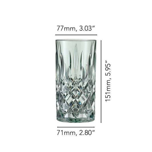 NACHTMANN Noblesse Long Drink Glass - Mint Set'2