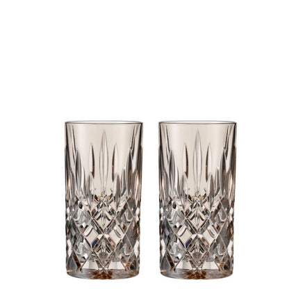 NACHTMANN Noblesse Long Drink Glass - Taupe Set'2