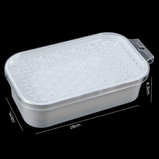 PLASTIC GRATER w/SUCTION - WHITE