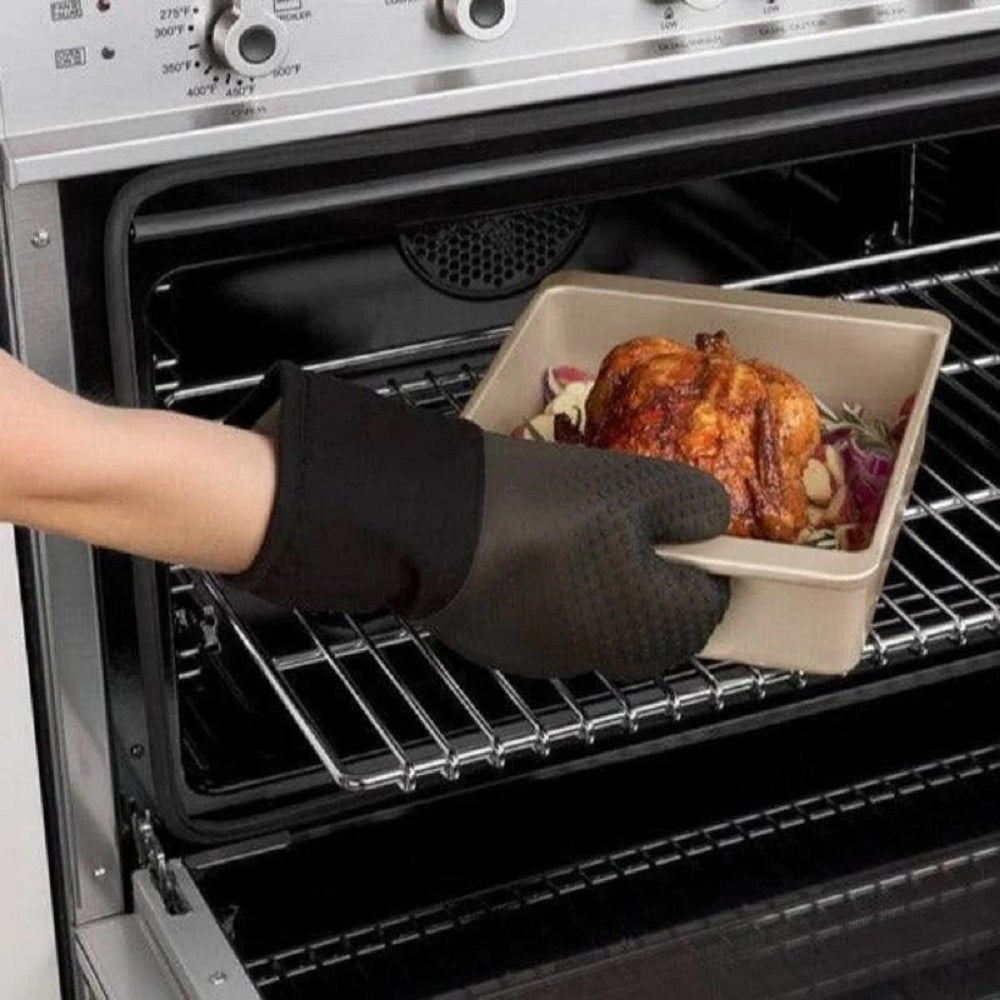 OXO GG SILICONE OVEN MITT - BLACK