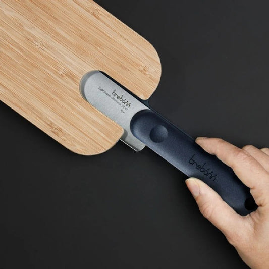 Art— - Integrated Knife - Black Edition - Salami Bamboo cutting board with integrated salami knife