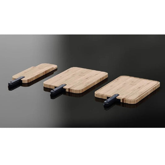Art— - Integrated Knife - Black Edition - Salami Bamboo cutting board with integrated salami knife