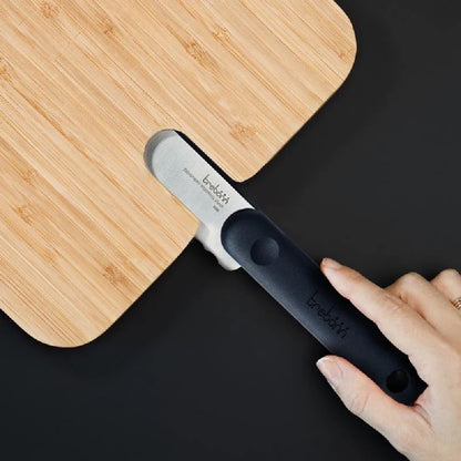 Art - Integrated Knife - Black Edition - Bread Bamboo cutting board with integrated bread knife