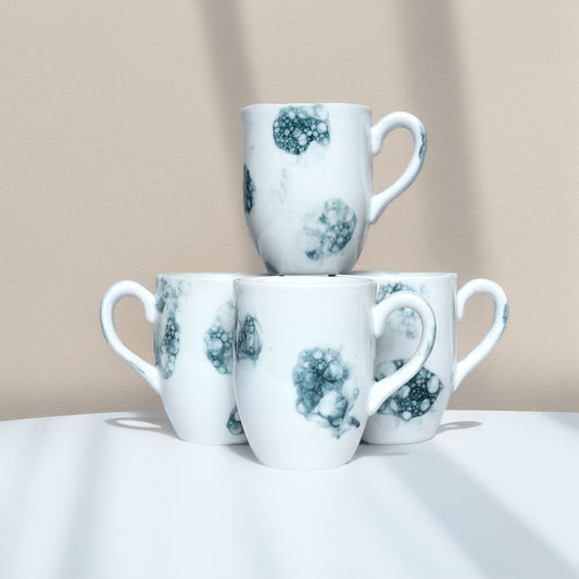 Tablejoy Milk/Coffee Mug Set'4 Blk