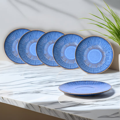 Mesa Agata Cobalto Half Plate 21 Cm Set of 6