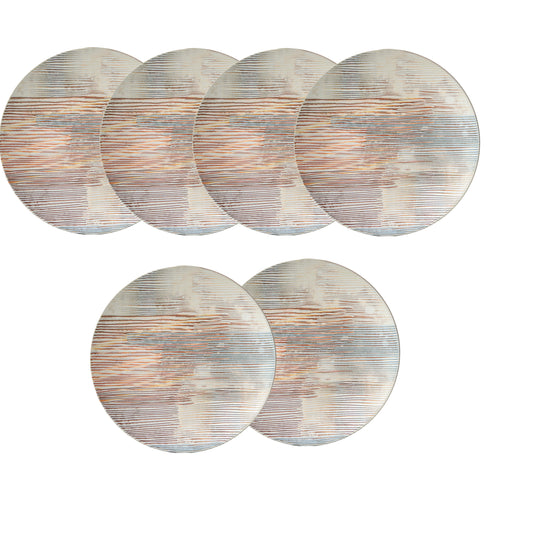 Mesa Rio Gold Half Plate 21 Cm Set of 6