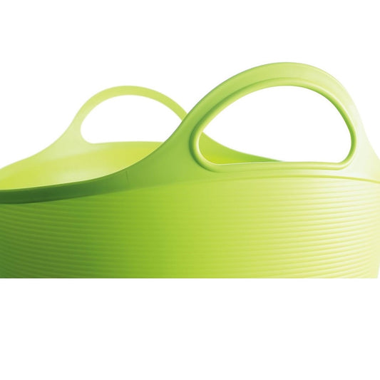 PLASTIC BASKET ALGO LARGE GREEN