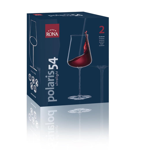 Polaris Ultralight Champagne Bordeaux Wine Glasses Set 2