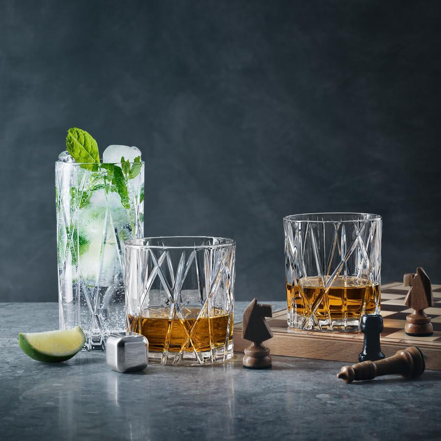 Nachtmann Modern Whisky Tumbler Set’4