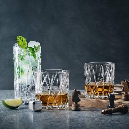NACHTMANN MODERN LONG DRINK TUMBLER SET 4