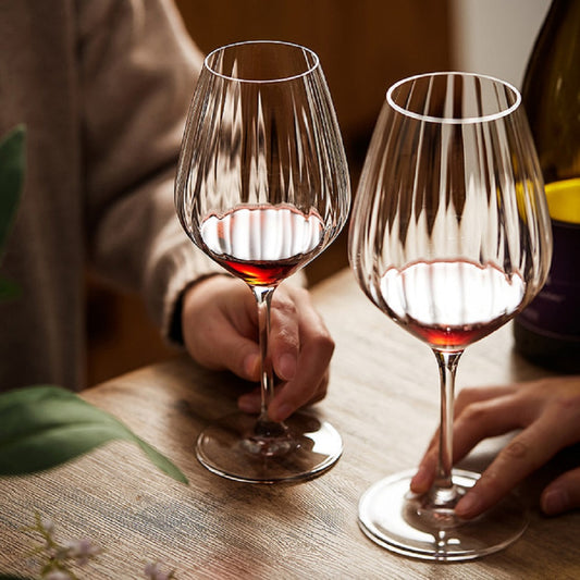 Optical Champagne Glasses