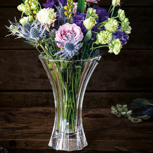Saphir Crystal Flower Vase 24 cm.