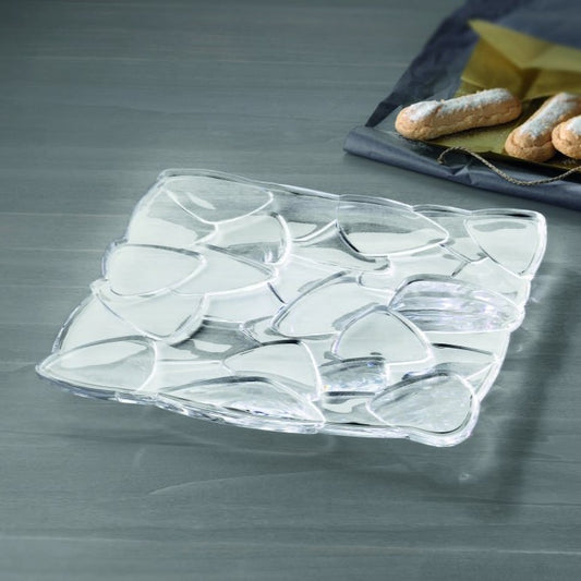 Petals Crystal Plate 28 cm
