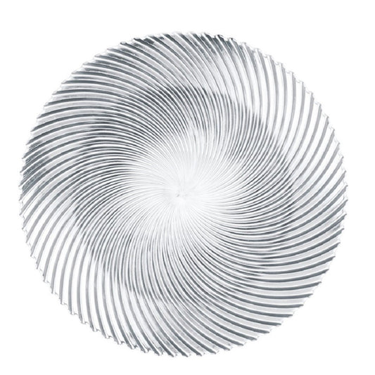 Samba Crystal Charger Plate Clear 32cm (Set of 2)