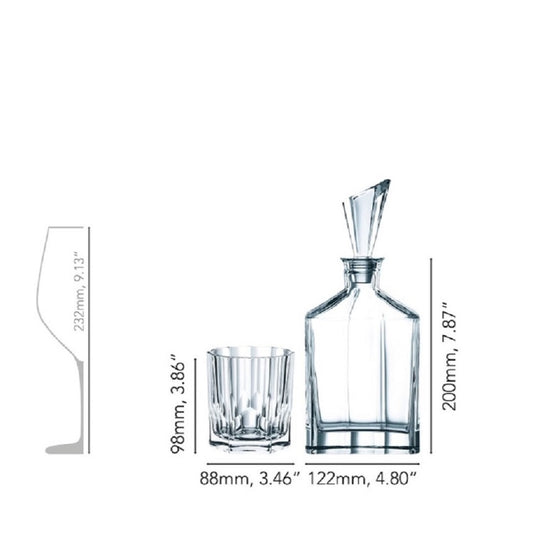 Buy Aspen Whiskey Decanter Set Online by Nachtmann - tablejoy.in