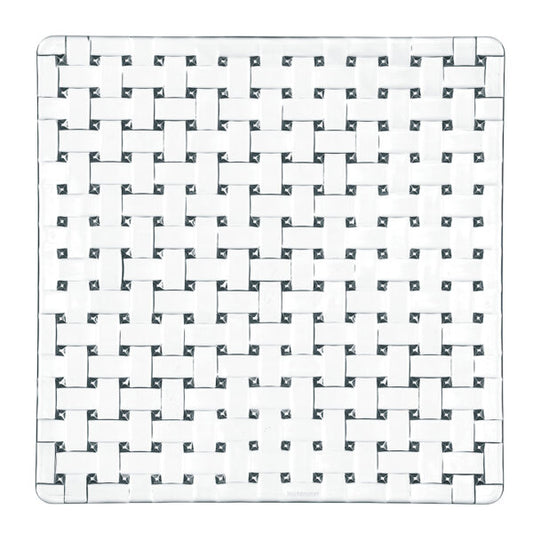 Buy Bossanova Crystal Square Plate 21 cm Online by Nachtmann - tablejoy.in