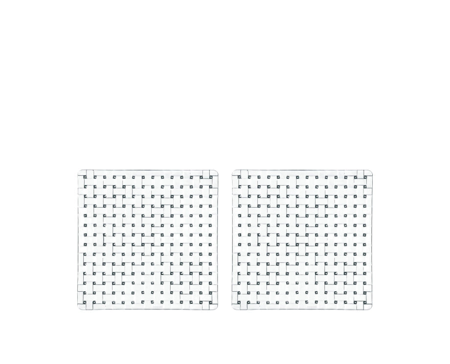 Buy Bossanova Crystal Square Plate 21 cm Online by Nachtmann - tablejoy.in