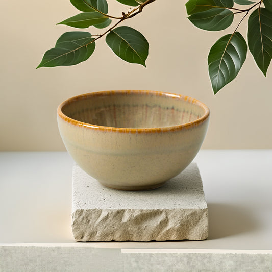 Mesa Agata Beige Bowl 14 Cm Set of 2