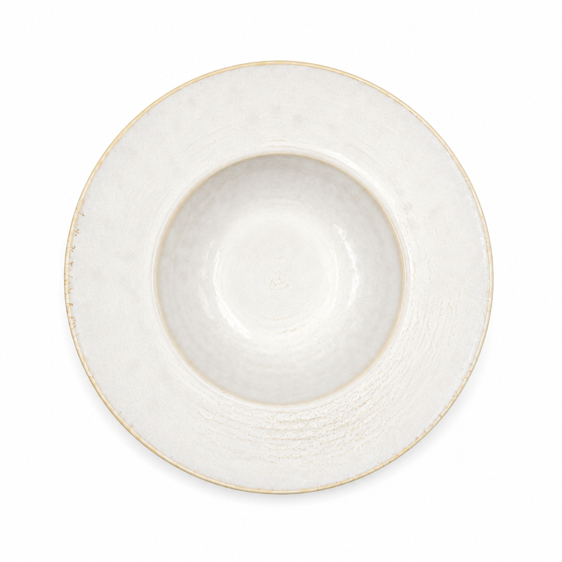 Mesa M197 BLUE EYE GOLD COUPE PASTA BOWL 27 cm