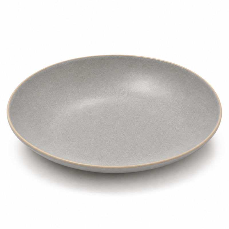 Mesa M241 GREY COUPE PASTA BOWL 22 cm