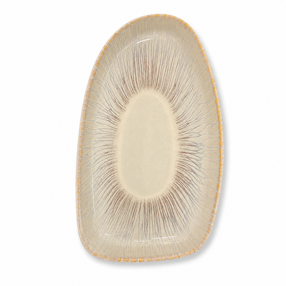 Mesa M144 AGATA BEGE ORGANIC PLATTER 26 CM 1 Pc