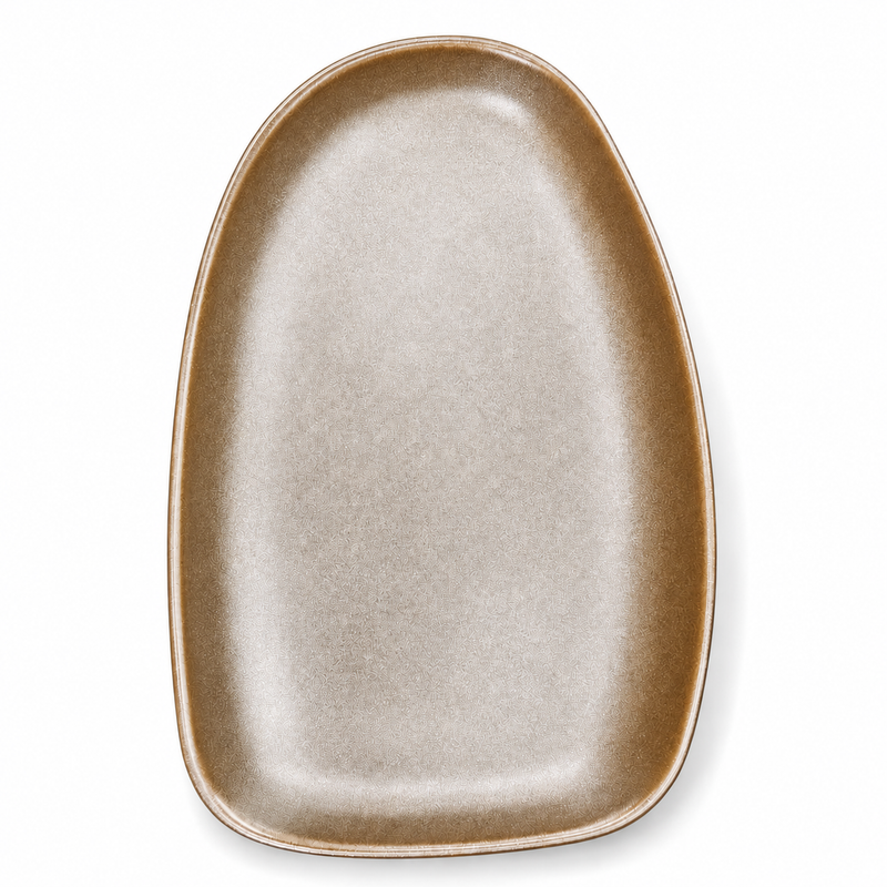 Mesa M145 BROWN METALIC ORGANIC PLATTER 26 CM 1 Pc