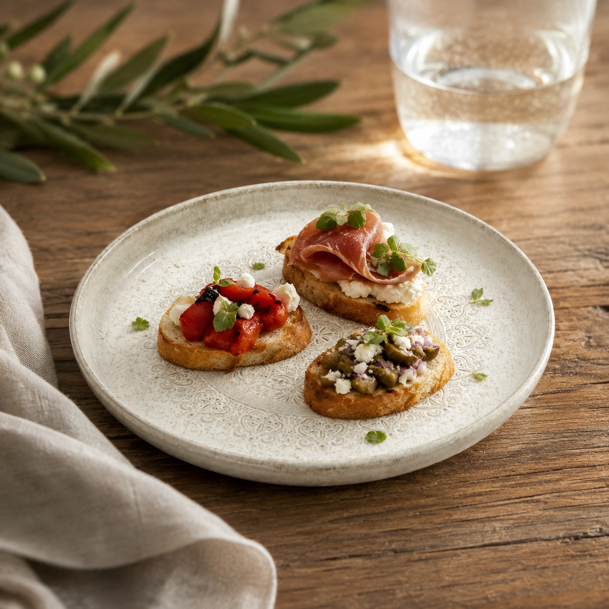 Mesa M169 RUBIO URBAN BREAD PLATE 17 cm