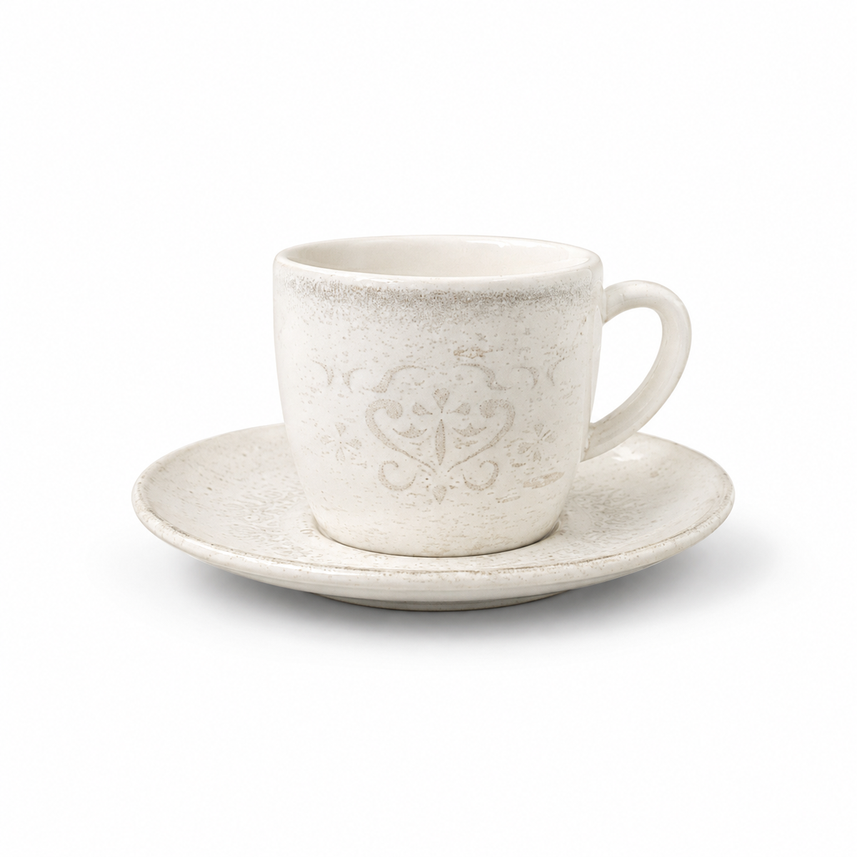 Mesa M162 RUBIO COUPE COFFEE CUP & SAUCER   SET 4 (2 Cup & 2 Saucer)