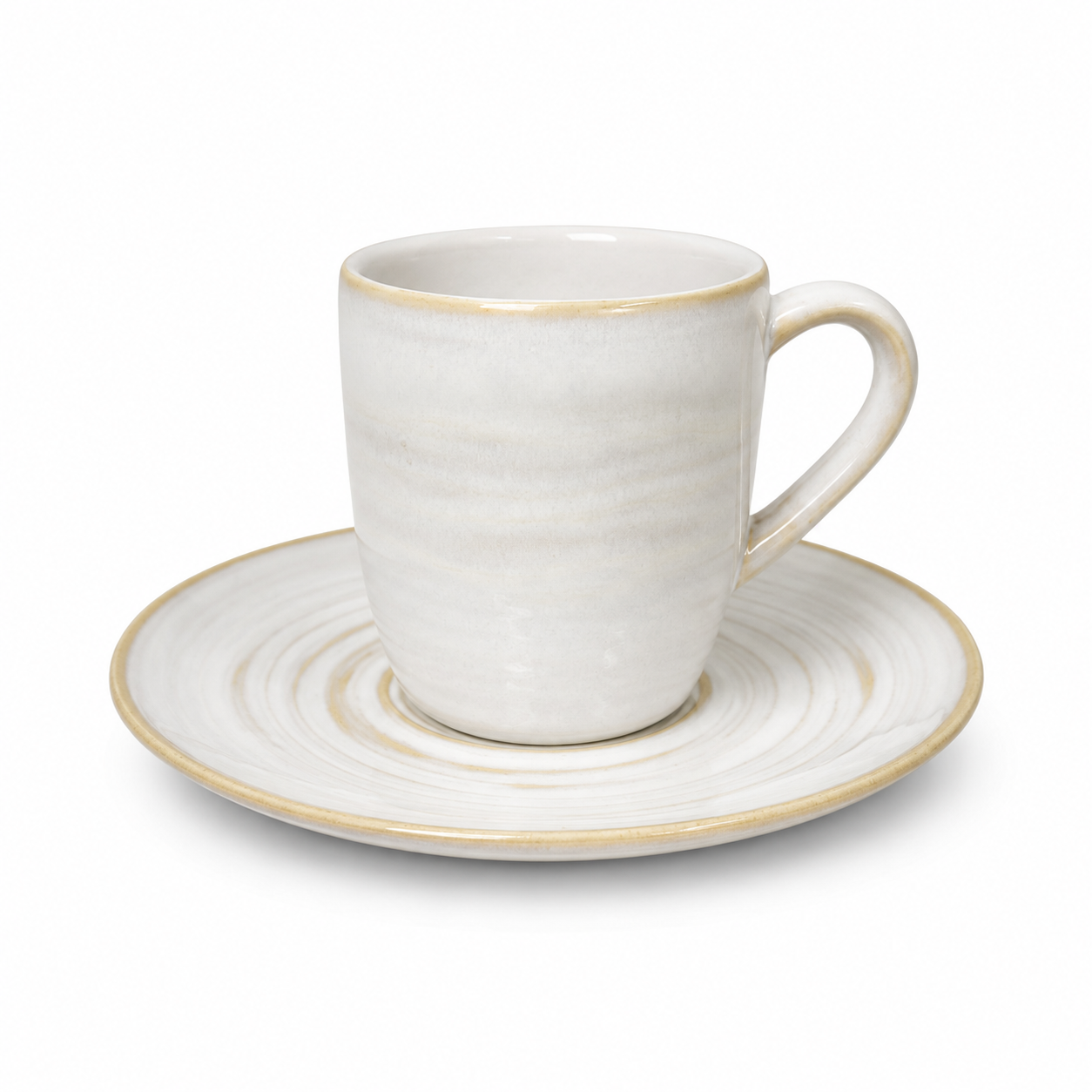 Mesa M182  CAFÉ RT COUPE ESPRESSO CUP & SAUCER  SET 4 (2 Cup & 2 Saucer)