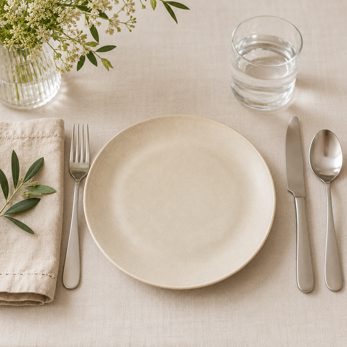 Mesa M218 TAUPE COUPE HALF PLATE 21 cm