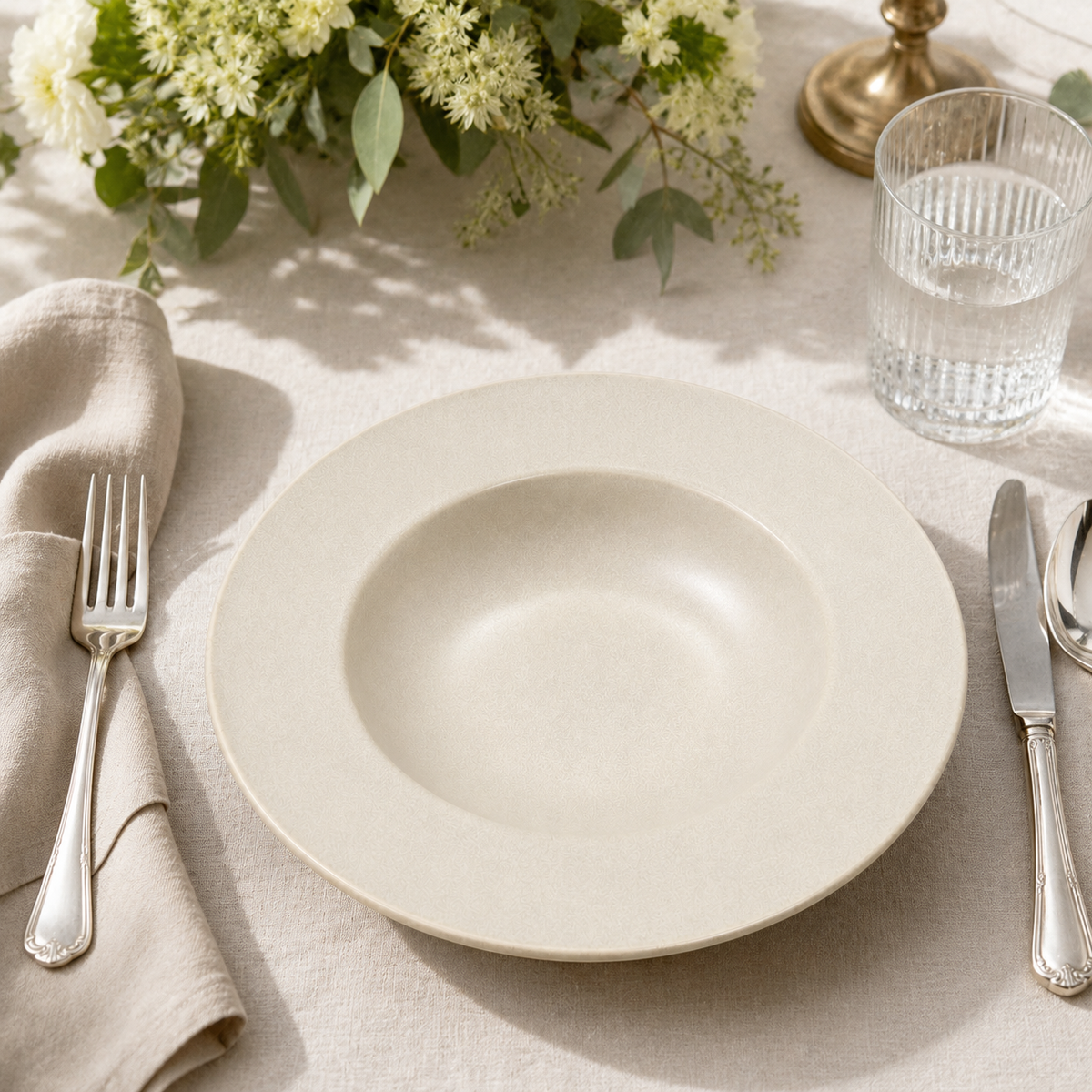 Mesa M220 TAUPE COUPE PASTA BOWL 27 cm