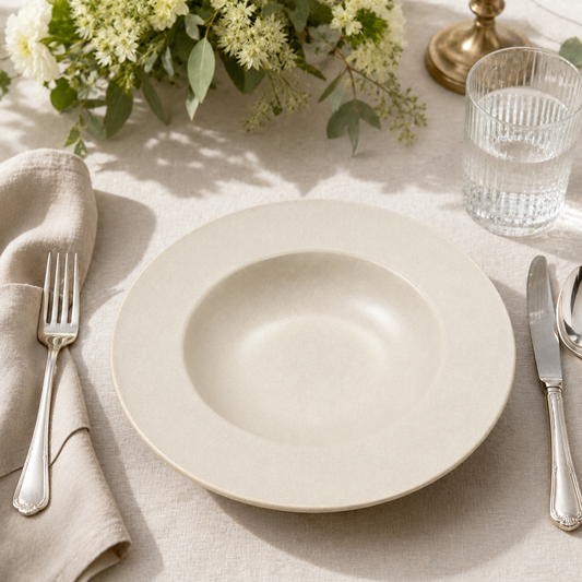 Mesa M220 TAUPE COUPE PASTA BOWL 27 cm