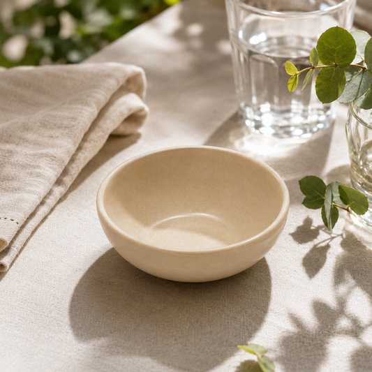 Mesa M225 TAUPE COUPE BOWL 10 cm SET 6