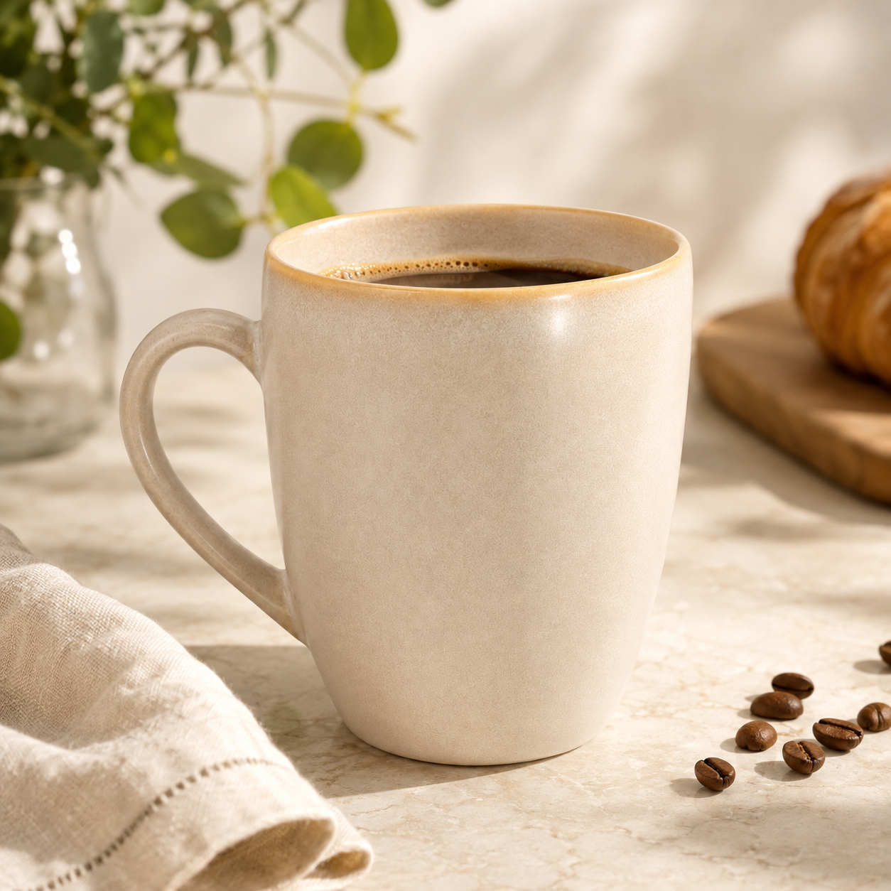 Mesa M228 TAUPE COUPE MUG 325 ml SET 6