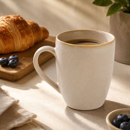 Mesa M228 TAUPE COUPE MUG 325 ml SET 6