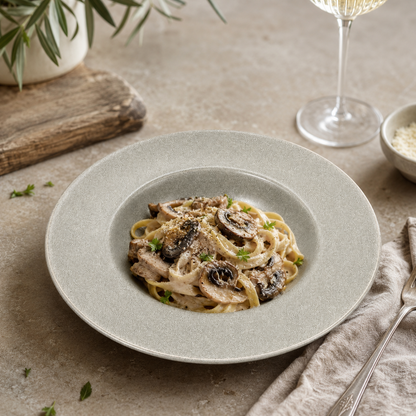Mesa M242 GREY COUPE PASTA BOWL 27 cm