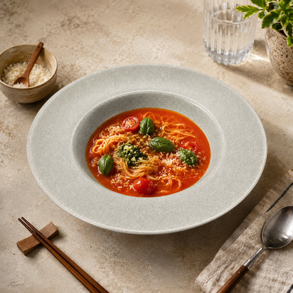 Mesa M242 GREY COUPE PASTA BOWL 27 cm