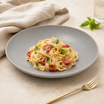 Mesa M241 GREY COUPE PASTA BOWL 22 cm