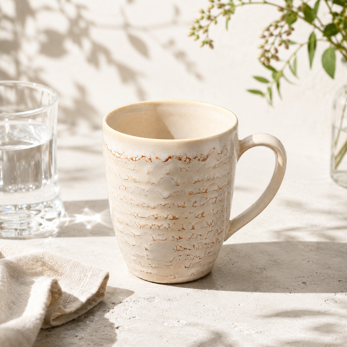Mesa M205 BLUE EYE GOLD COUPE MUG 325 ml SET 6