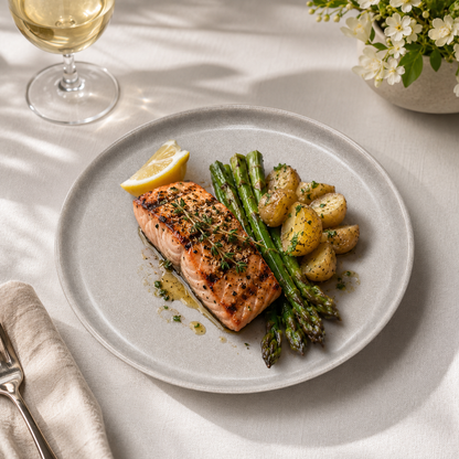Mesa M255 GREY URBAN DESSERT PLATE 22 cm
