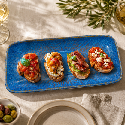 Mesa M134 AGATA COBALTO TAPAS PLATTER 28 CM 1 Pc
