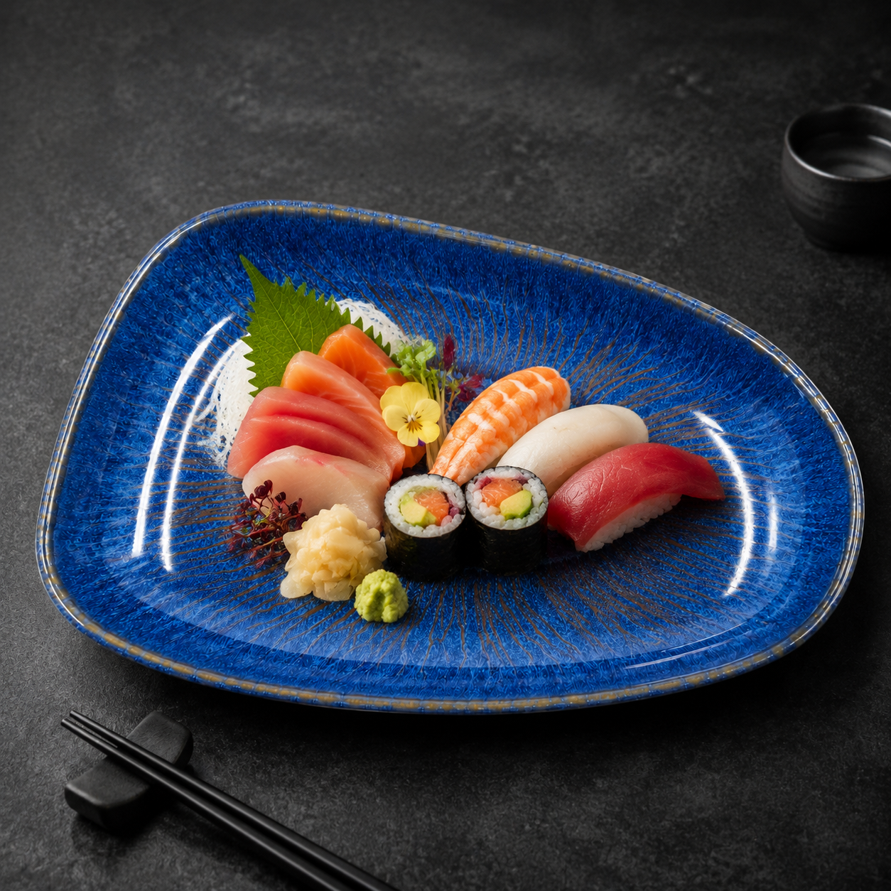 Mesa M140 AGATA COBALTO ORGANIC PLATTER 26 CM 1 Pc