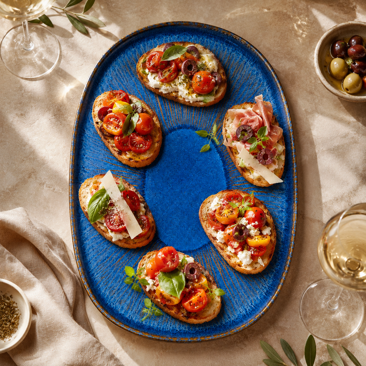 Mesa M146 AGATA COBALTO UNO PLATTER 33 CM 1 Pc