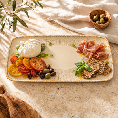 Mesa M135 AGATA BEGE TAPAS PLATTER 28 CM 1 Pc