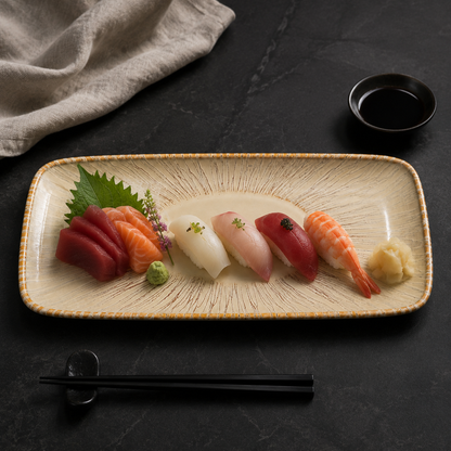Mesa M135 AGATA BEGE TAPAS PLATTER 28 CM 1 Pc
